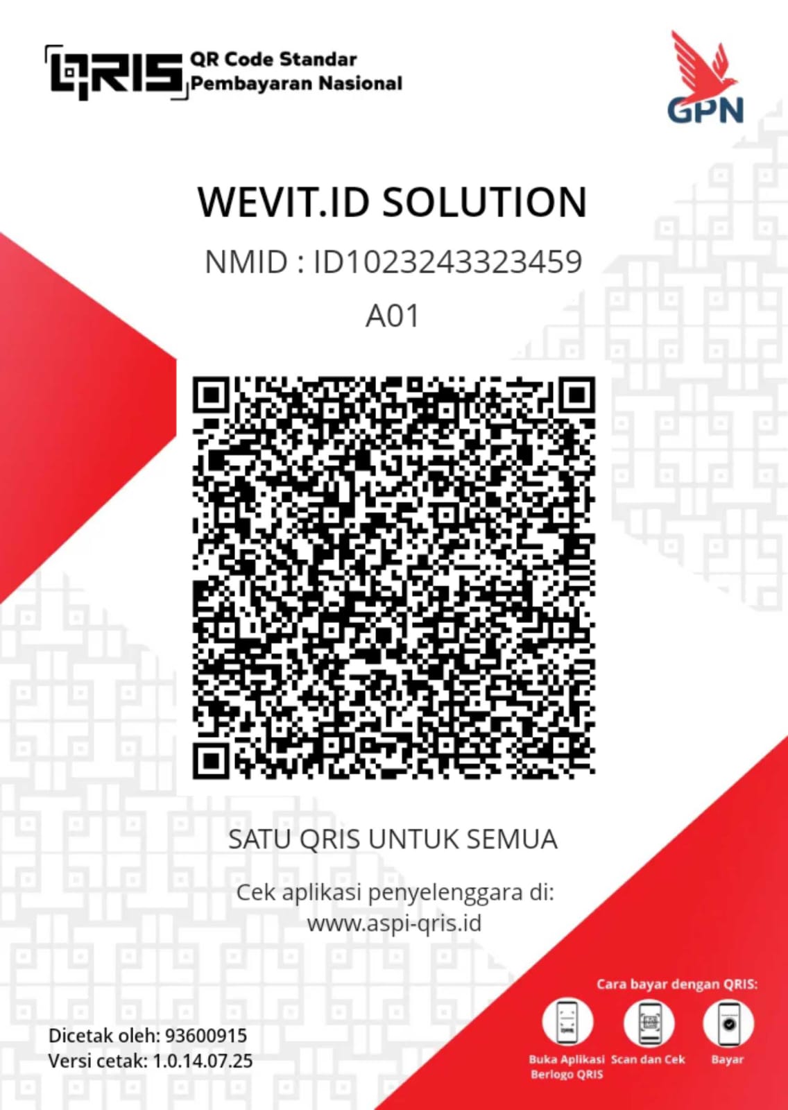 QRIS QR Code